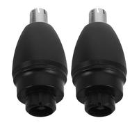 SOIMISS 2 pièces Têtes de Rechange pour Tondeuse Nez et Oreilles Compatible Universellement Lames Faciles à Nettoyer et Installer Accessoires de Remplacement pour Soins Faciaux Complet