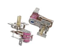 SOIMISS 2 pièces Thermostat Régulateur de Température Mécanique Réglable pour Chauffage Électrique Accessoire de Remplacement Contrôleur de Température Prise pour Couleur Aléatoire