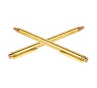 SOIMISS 2 pièces Tiges de Radiesthésie Cuivre Rétractables Détection Précise Eau et Objets Enfouis Outils Portables pour Chasse Aux Fantômes et Divination Spirituelle