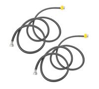 SOIMISS 2 pièces Tuyau Flexible Inox pour Robinet et Chauffe Eau Double Tresse Éclatement pour Alimentation Eau Chaude Froide Raccordement sans Fuite Pression et Usure