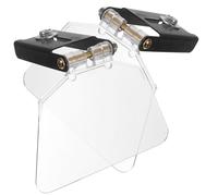 SOIMISS 2 pièces Visier de Protection Transparent pour Meuleuse Dangle Pare Poussière Résistant pour Banc de Travail Bouclier Oculaire de Sécurité et Facile à Installer