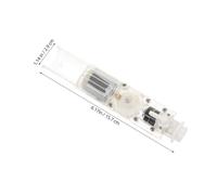 SOIMISS 2 Pièces Water Flosser Replacement Pump Core Transparent Plastic Irrigation Pump Core With Stable Piston Technology Design For Home Oral Cleaning
