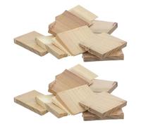 SOIMISS 20 Pièces Cales en Bois Triangulaires pour Manche de Hache et Petit Outil, Cales Coniques Marron pour Réparation D'outil, Support Sécurisé et Polyvalent en Atelier