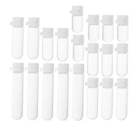 SOIMISS 20 pièces Lot de Bouteilles de Voyage Vides Rondes avec Bouchon Étanche pour Huiles Essentielles Sérums et Liquides Cosmétiques Flacons Multifonctions Verre