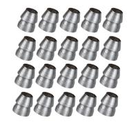 SOIMISS 20 pièces Lot de Cales Rondes Métal Ø pour Renfort Manche Marteau Accessoires Installation et Fixation Hache Coins pour Outil de Réparation et Renforcement