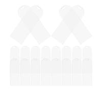 SOIMISS 20 pièces Lot de Marque-pages Transparents Acrylique Vierges Légers et Délicats pour Lecture et DIY Accessoires Personnalisables sans Ruban Cadeaux Créatifs pour Lecteurs