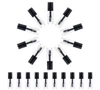 SOIMISS 20 pièces Lot de Tubes de Mascara Vides Réutilisables Transparent pour Croissance des Cils Flacons Cosmétiques Rechargeables Format Voyage et Rangement Maquillage Yeux