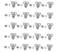 SOIMISS 20 Pièces Rivets de réparation de chaussures œillets de bottes rallonge de boucle de chaussure serrures à cravate en dentelle de chaussure lacets boucles crochets alliage