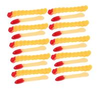 SOIMISS 20 Pièces Simulated French Fries Model with Ketchup Effect Lifelike Artificial Fast Food Decorations for Restaurant Window Display Play Toy Photography Prop