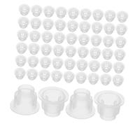 SOIMISS 200 Pièces Aromatherapy Bottle Plugs Transparent Replacement For Perfume Diffuser Bottles With Precision Hole For Continuous Fragrance Release In Cars And Home