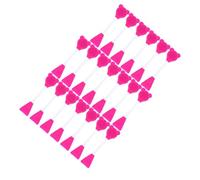 SOIMISS 20pièces Brosse Nettoyante Visage Silicone à Double Embout Pour Application Masque Visage Lot De Applicateurs De Masque Pour Pores Et Nettoyage Facial