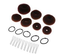 SOIMISS 22 pièces Kit Coiffure pour Chignon Naturel Accessoires Chignons avec Épingles U et Élastiques Résistants Ensemble Coiffure pour Cheveux Élégants et Occasions Spéciales