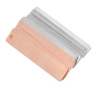 SOIMISS 24 Paires Bandes D'électrodes Performance Stable en Cuivre et Zinc Facile pour Expériences Scientifiques pour Exploration Scientifique en et Activités en Classe