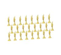 SOIMISS 24 pièces Mini Trompette Décorative Musical pour Modèles Miniatures Or pour Décorations de Maison de Poupées et Jeux Créatifs