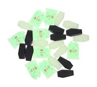 SOIMISS 24pièces Mini-cercueils Décoratifs pour Halloween Accessoires De Maison Hantée Figurines pour Terrarium Et Diorama Farces Rigolotes pour Maison De Poupée Et Jardin Féérique