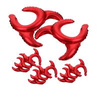 SOIMISS 25 Pièces Ballons Aluminium Halloween avec de Démon Tête Décorations de Fête Cosplay Accessoires Festifs pour et Événements