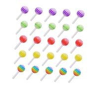 SOIMISS 25 pièces Décorations Ongles Résine Candy Accessoires Manucure DIY Fantaisie Colorée pour Salon et Usage Personnel