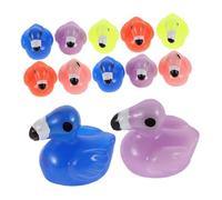 SOIMISS 25 Pièces Mini Ornements Flamingo Résine pour Décoration de Micro Paysage Gâteaux et Maison de Poupées pour Projets DIY et Aménagements de Jardin