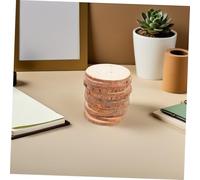 SOIMISS 25 Pièces Rondins de Naturel avec Bord et Corde Supports Décoratifs Ronds pour Projets Diy Décoration de Noël Numéros de Table et Panneaux Campagne