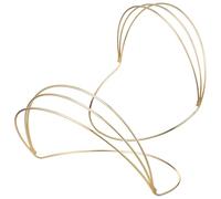 SOIMISS 2pièces Cadre De Couronne Diy Chic à Quatre Couches Accessoire Serre-tête Pour Création De Diadème Et Coiffure Élégante Femme