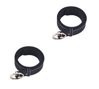 SOIMISS 2pièces Ceinture Noir Pour Femmes Avec Boucle Ronde Parfaite Pour Jeans Robes Et Pantalons