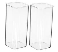 SOIMISS 2pièces Gobelets à Eau Verre Transparent Avec Porte-eau Simples Et Pratiques Pour Café Thé Lait Et Boissons