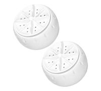 SOIMISS 2pièces Mini-machine à Laver Portable Usb Avec Ventouse Pour Voyages Camping Et Appartements Lot