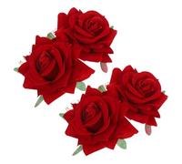SOIMISS 2pièces Peigne à Cheveux De Mariage Avec Fleur De Rose Lot De Pinces à Chignon Pour Mariée Accessoire De Cheveux Floral Pour Fête Et Soirée