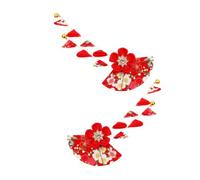 SOIMISS 2pièces Pince à Cheveux à Pompon Forme De Fleur Accessoires Pour Cheveux Asiatiques Pour Femmes Doux Pour Mariages Et Festivals