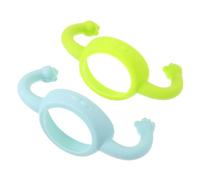 SOIMISS 2Pièces Poignées de Silicone Lot de Antidérapante pour Garçon Fille Transition Facile Installation Rapide Simple