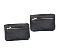 SOIMISS 2pièces Porte-Monnaie Cuir PU Multifonction Sac à Main Mini avec Fermeture Éclair pour Femmes Et Filles pour Billets Et Reçus