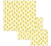 SOIMISS 3 feuilles Beeswax Food Wraps Non-stick Oil Paper For Sandwiches Fried Chicken Cheese And Fruit Storage