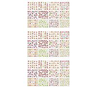 SOIMISS 3 feuilles Stickers Ongles Fruits Été Autocollants Nail Art Accessoires Décoration Manucure DIY pour Professionnels et Débutants