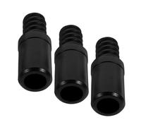 SOIMISS 3 pièces Adaptateur de Rallonge à Embout pour Manche de Balai Outil de Nettoyage Ménager Compatible Balai à Poussoir et Mop Connexion Flexible Plastique Noir