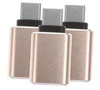 SOIMISS 3 pièces Adaptateur USB-c Femelle vers USB Mâle Convertisseur Rapide pour Ordinateur Portable Tablette et Smartphone Connecteur OTG Compact et Accessoires Téléphone