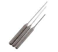 SOIMISS 3 pièces Aiguilles pour Appâts Carpe Matériel Aiguille Bouillette pour Montage Facile Outil de Perçage pour Crochet Poisson Accessoire Rig de Set pour Amateurs et