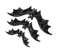 SOIMISS 3 Pièces Chauves Souris Gonflables Réutilisables pour Décoration Halloween Extérieure Suspendues pour Mur Porche et Arbre Créant Une Ambiance Effrayante pour et Événements