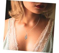 SOIMISS 3 Pièces Collier Acier Inoxydable pour Femmes avec Cage à Ajustable Support Pendentif DIY pour Création de Bijoux Confortable