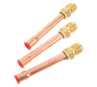 SOIMISS 3 Pièces Connecteurs de Tuyau Air Conditionné Adaptateurs de Valve à Filetage pour Systèmes de Climatisation Accessoires de Pratiques et Compatibles