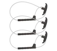 SOIMISS 3 Pièces Équipement D'élevage Porcin en Acier Inoxydable et Plastique, Dispositif de Contention pour Cochons, Outil Polyvalent pour Ferme Porcine et Élevage en Bâtiment