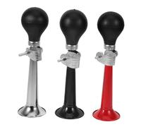 SOIMISS 3 Pièces Klaxon Métal Électrolytique Sonnette Vintage à Air Installation sans Outil Avertisseur Sonore Clair pour Accessoires Guidon VTT et Route