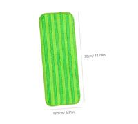 SOIMISS 3 pièces Lot de Pads de Serpillère Microfibre Épaisse Lavables Accessoires de Rechange pour Nettoyage Sol Humide et Sec Absorption Forte et