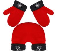 SOIMISS 3 Pièces Moufles Chaudes Pour Hommes Et Femmes Mitaines Épaisses Pour Hiver Cadeaux Romantiques Pour Couple