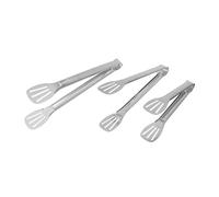 SOIMISS 3 pièces Pince à Aliments Acier Inoxydable Pince à Steak Barbecue et Cuisine de Grand Moyen Petit Résistante Chaleur et Facile à Nettoyer Matériau Sûr pour Santé Humaine
