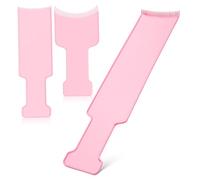SOIMISS 3 Pièces planche d'équilibre Coloration conseil de pour les cheveux planches outil balayer peignes palette de pour les cheveux planche de balayage Plastique rose