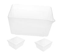SOIMISS 3 pièces Plateau pour Balance Électronique Transparent avec Graduation Précise Bol de Pesée Alimentaire Pratique et Facile à Nettoyer Accessoire Compatible pour Cuisine Numérique