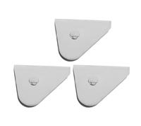 SOIMISS 3 Pièces Poulie de Mouflage en Acier Inoxydable Argenté pour Mât de Drapeau, Charge Maximale 50 Kg, Installation Rapide, pour Bâtiments Gouvernementaux