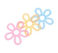 SOIMISS 3 Pièces Renforceur de Doigts Silicone Exercices de Préhension avec de Résistance Entraîneur de Force Portable pour Musiciens Bureaux et Rééducation