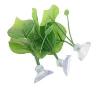 SOIMISS 3 Pièces Repos Artificielle pour Poisson Betta avec Ventouse Décor Naturel pour Aquarium Support de Repos et Reproduction Facile à Installer et Entretenir