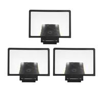 SOIMISS 3 pièces Support Amplificateur Écran Téléphone Portable et Grossissement Large pour Lecture Design Pratique Compatible avec Plusieurs Smartphones et Facile à Utiliser